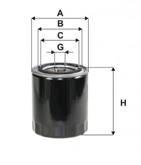 Фильтр масляный двигателя /OP580/8 (WIX-Filtron) WIX FILTERS WL7117