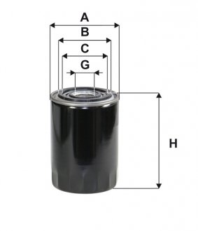 Фильтр масляный двигателя RENAULT MASTER /OP594/1 (WIX-Filtron) WIX FILTERS WL7161