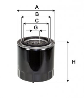 Фильтр масляный двигателя SKODA FELICIA OP525/2/ (WIX-Filtron) WIX FILTERS WL7216