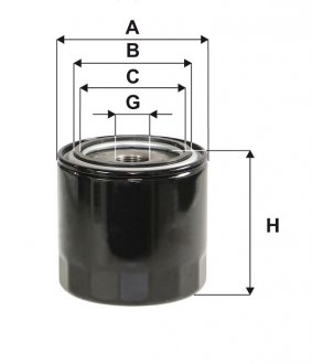 Фильтр масляный двигателя /OP619/2 (WIX-Filtron) WIX FILTERS WL7235