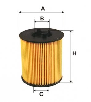 Фильтр масляный двигателя OPEL ASTRA /OE648/2 (WIX-Filtron) WIX FILTERS WL7241