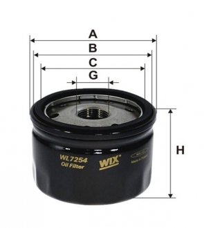 Фільтр оливи WIX WIX FILTERS WL7254