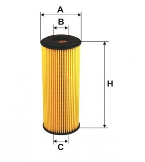 Фильтр масляный Mercedes C (W202/W203), CLK (C208), E (W124/W210), G (W461 WIX FILTERS WL7304 (фото 1)