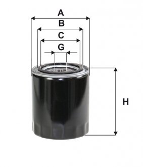 Фильтр масляный двигателя AUDI, VW /OP526/5 (WIX-Filtron UA) WIX FILTERS WL7321