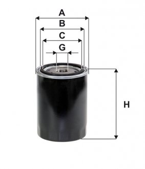 Фильтр масляный двигателя /OP632/5 (WIX-Filtron) WIX FILTERS WL7426