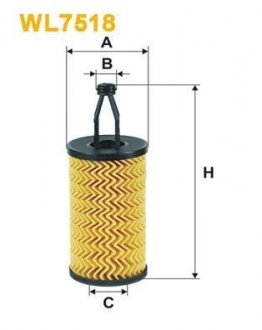 ФІЛЬТР ОЛИВИ WIX FILTERS WL7518