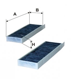 Фильтр салона (угольный) Citroen Berlingo III, C4, C4 Picasso/Peugeot 3008, 5008, Partner III WIX FILTERS WP9319 (фото 1)