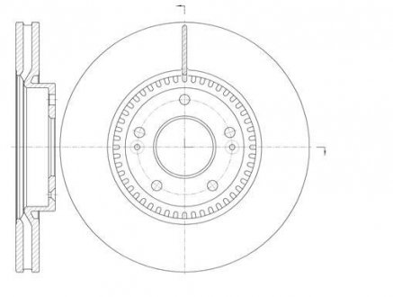 Гальмівний диск перед. Sonata V/Tucson/i40/ix35/Optima/Sportage 04- (300x28) WOKING D6988.10
