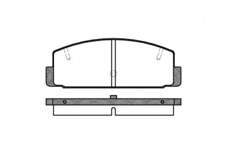 Колодки тормозные диск. задн. (Remsa) Mazda 6 I II WOKING P0793.20