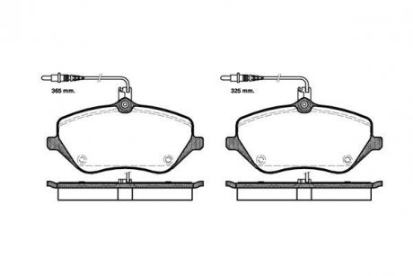 Колодки гальмівні WOKING P10013.04