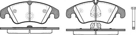 Гальмівні колодки перед. Audi A4/A5/A6/A7/Q7 08- (Lucas) WOKING P12043.10