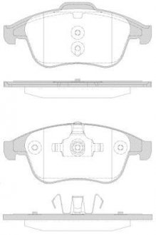 Колодки тормозные диск. перед. (Remsa) Renault Scenic III Grand Scenic III Megane III 2,0TCe WOKING P12503.30