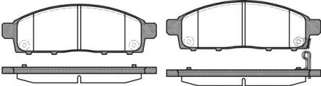 Гальмівні колодки пер. Mitsubishi L200 05-15 (tokico) WOKING P1342301