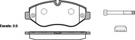 Гальмівні колодки перед. Crafter/W447/W906/W907/Viano W639 (03-21) WOKING P13453.00