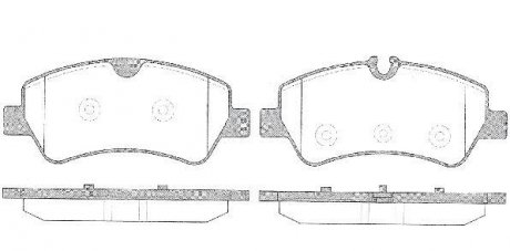 Гальмівні колодки зад. Transit (V348) 12- (RWD) WOKING P14213.00