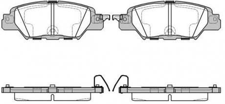 Колодки тормозные диск. задн. (Remsa) Mazda CX-5 (11-17), (17-) (P17773.00) WOKING P1777300