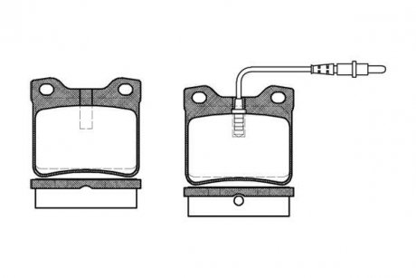 Колодки тормозные WOKING P2213.02