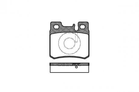 Колодки тормозные WOKING P3823.20