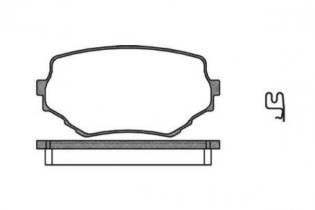 Гальмівні колодки пер. Grand Vitara/Grand Escudo/Escudo/Vitara 95-06 WOKING P4943.02