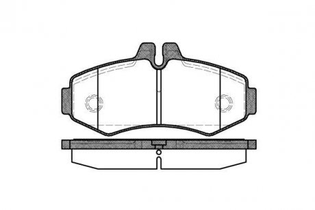 Колодки тормозные WOKING P6013.00