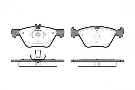 Гальмівні колодки перед W202/210 (ATE)/211 4Matic WOKING P7013.00