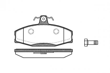 Колодки тормозные WOKING P7203.20