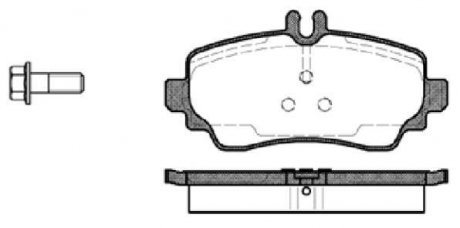 Колодки тормозные WOKING P7503.00