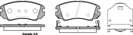 Гальмівні колодки перед KIA Magentis/HYUNDAI SONATA/TUCSON 2.0 - 2.7 05- WOKING P8533.22