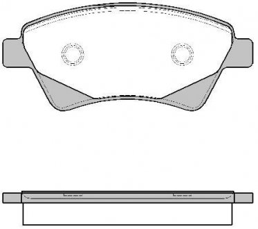 Гальмівні колодки перед. RENAULT KANGOO/MEGANE/SCÉNIC 1.5-2.0 01- WOKING P8763.20