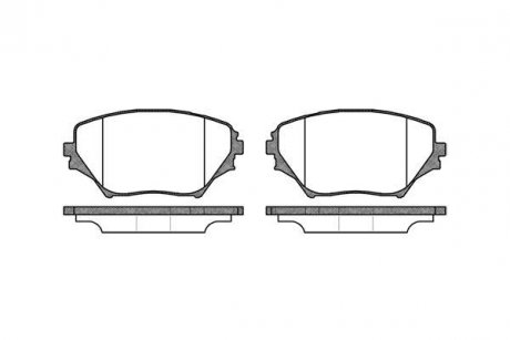 Колодки тормозные WOKING P9133.00