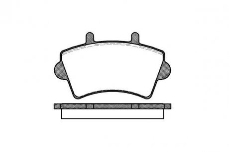 Гальмівні колодки перед Master/Movano 00- (R16) WOKING P9193.00