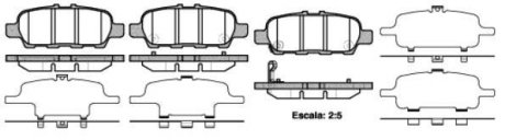 Колодки тормозные WOKING P9763.41