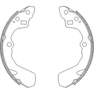 Колодки гальмівні бараб. задн. (вир-во Remsa) Suzuki Swift 05> (Z4386.00) WOKING Z438600