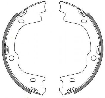 Колодки тормозные WOKING Z4673.00