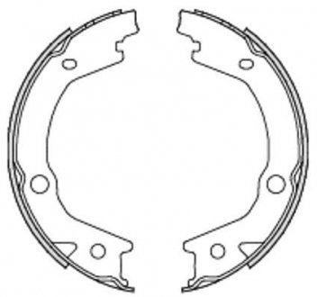Колодки тормозные WOKING Z4697.00