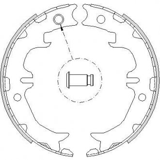 Колодки стояночного тормоза (Remsa) Toyota Rav4 05> Venza 08> RX300-350 WOKING Z4742.00