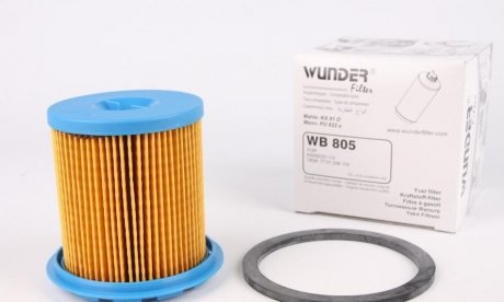 Фільтр паливний Renault Kangoo 1.9D WUNDER FILTER WB 805