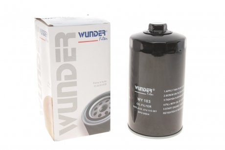 Фільтр масляний WUNDER WUNDER FILTER WY 103