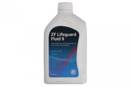 Масло трансмисионное LIFEGUARDFLUID 9 - 1л ZF AA01.500.001 (фото 1)