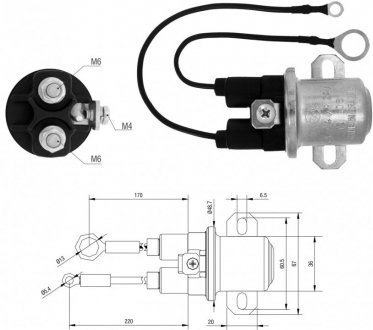 Деталi стартерiв/генераторiв ZM ZM1409