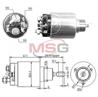 Втягуюче реле стартера ZM ZM1473