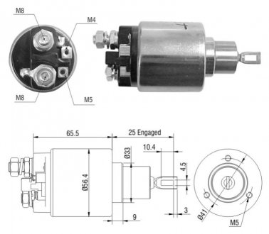 Втягуюче реле стартера ZM ZM1474