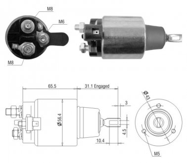 Втягуюче реле стартера ZM ZM1477