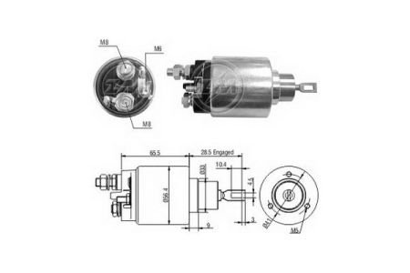 Втягуюче реле стартера ZM ZM1479