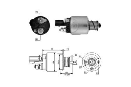 Втягуюче реле стартера ZM ZM1498