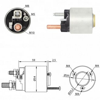 Втягуюче реле стартера ZM ZM1591