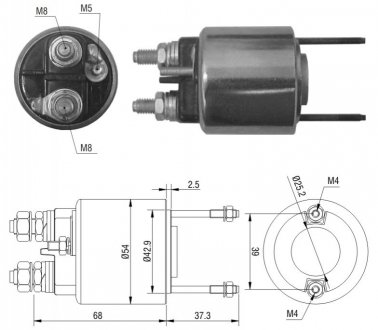 Втягуюче реле стартера ZM ZM1596