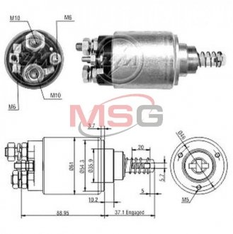 Втягуюче реле стартера ZM ZM1639