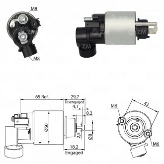 Втягуюче реле стартера ZM ZM 1705