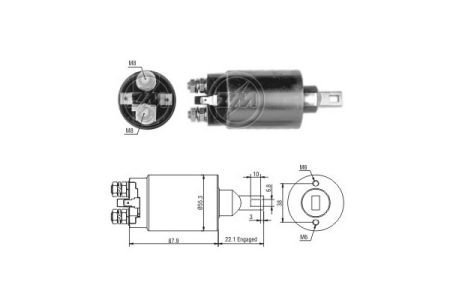 Втягуюче реле стартера ZM ZM1891